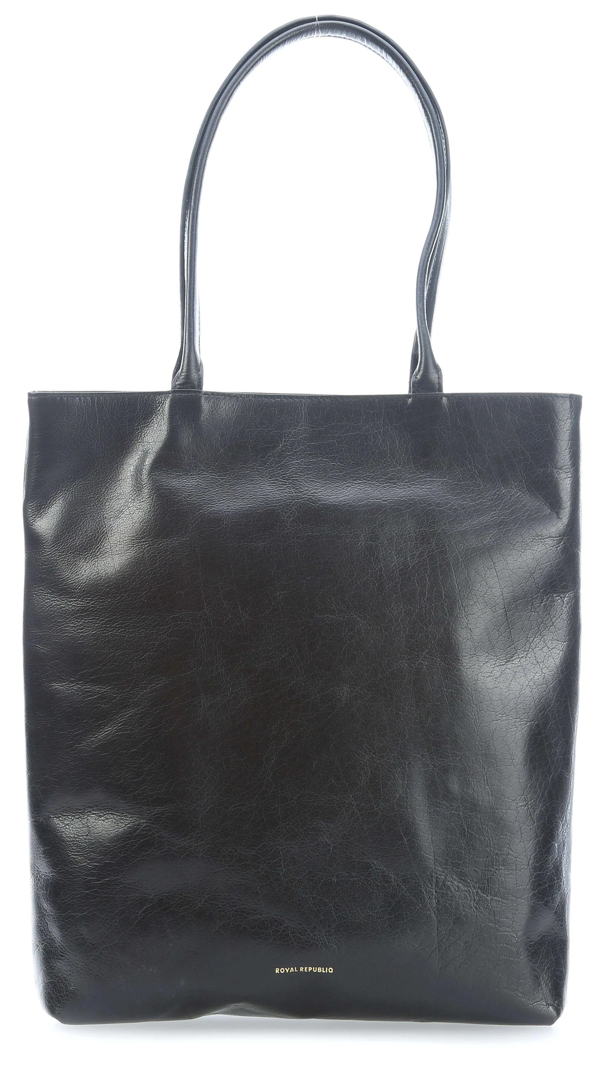  Royal RepubliQ Essential Borsa shopper pelle nero  