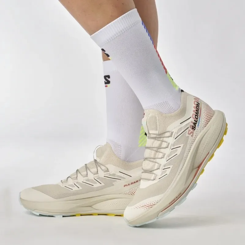 SALOMON PULSAR TRAIL PRO 2 DONNA Rainy Day / Hot Sauce / Freesia