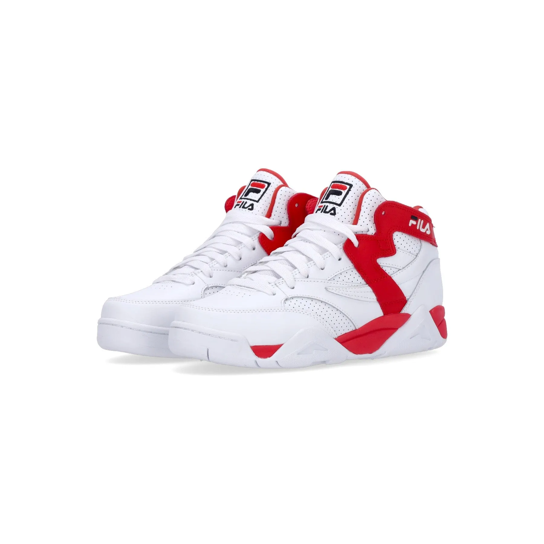 Scarpa Basket Uomo M-squad Mid White/fila Red