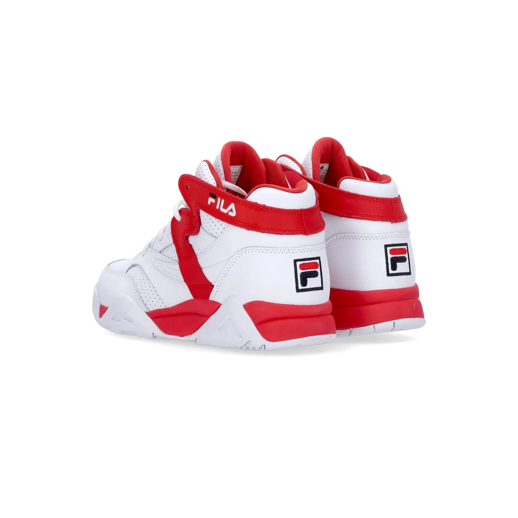 Scarpa Basket Uomo M-squad Mid White/fila Red