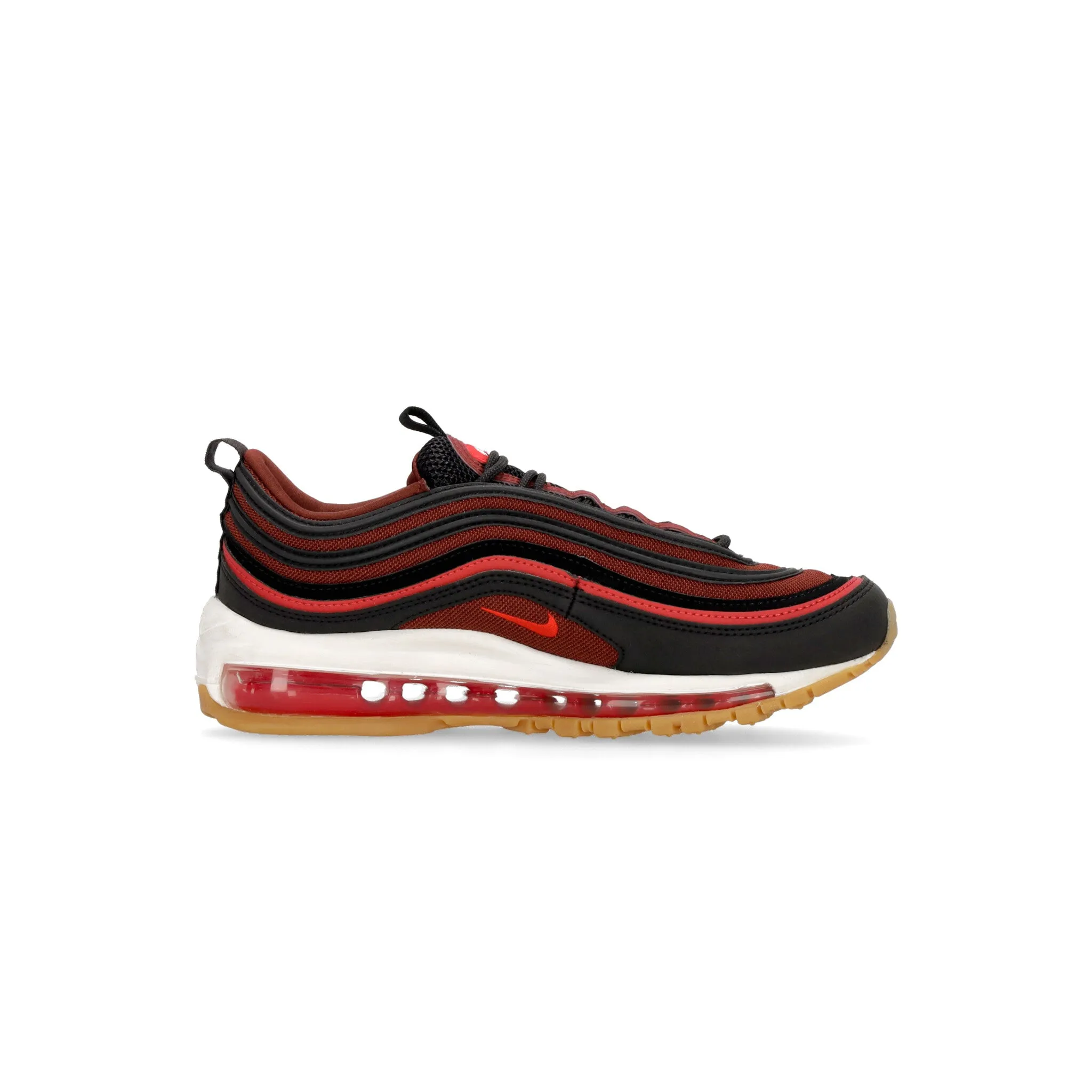 Scarpa Bassa Uomo Air Max 97 Black/tm Scarlet/dark Team Red/white