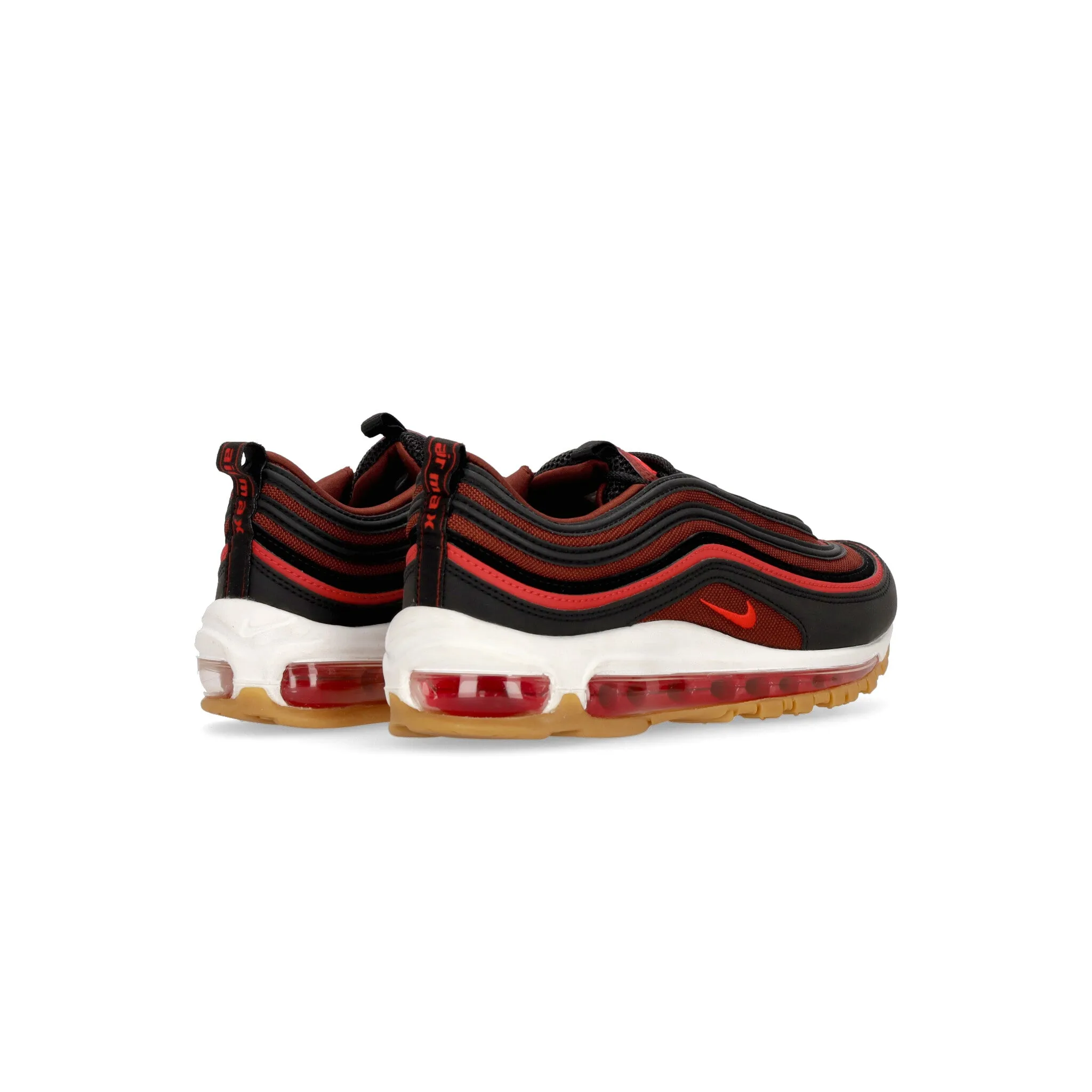 Scarpa Bassa Uomo Air Max 97 Black/tm Scarlet/dark Team Red/white