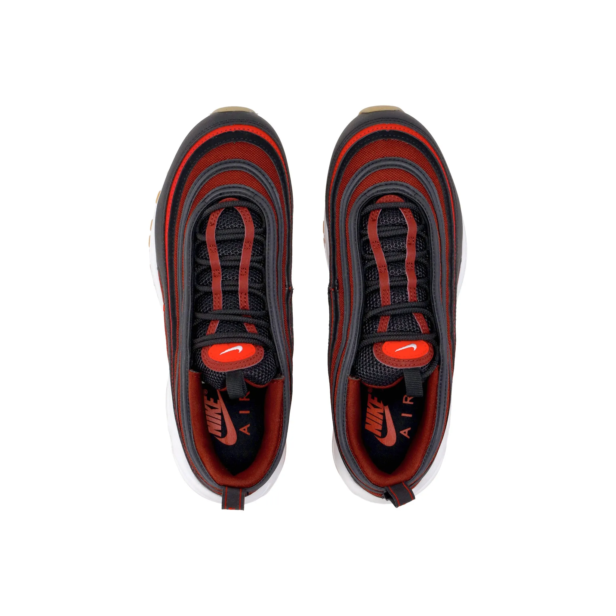Scarpa Bassa Uomo Air Max 97 Black/tm Scarlet/dark Team Red/white