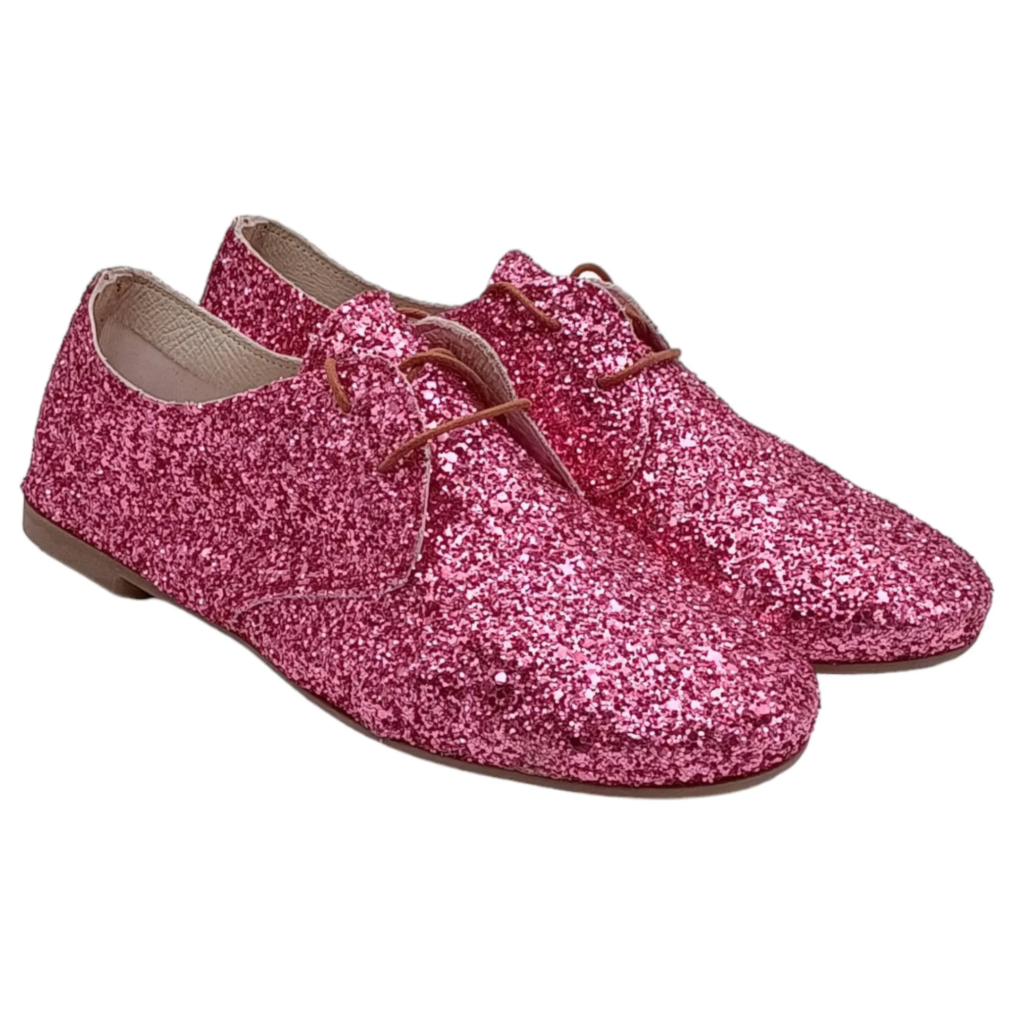 Scarpa Donna stringata History541 EKLEI01 glitter pink