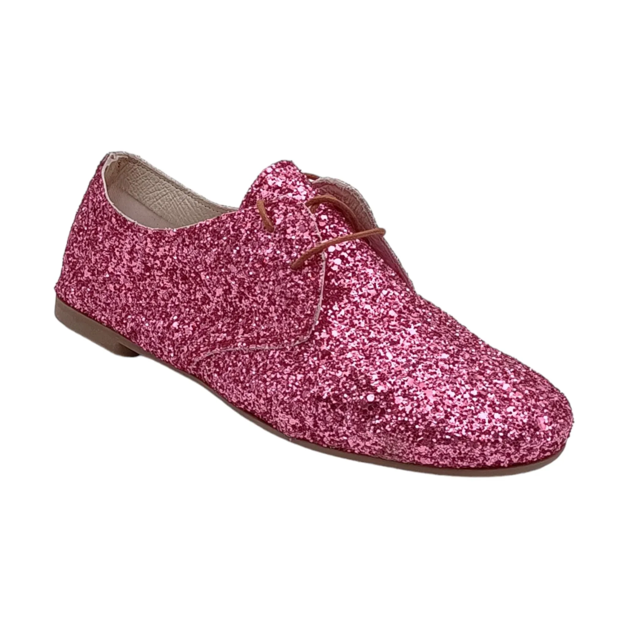 Scarpa Donna stringata History541 EKLEI01 glitter pink
