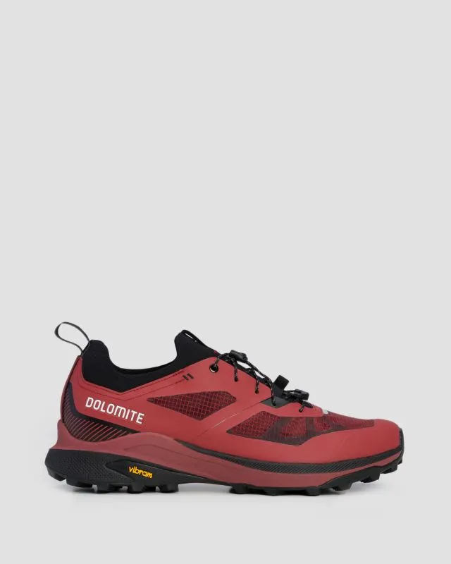 Scarpe rosse basse da trekking da uomo Dolomite Nibelia