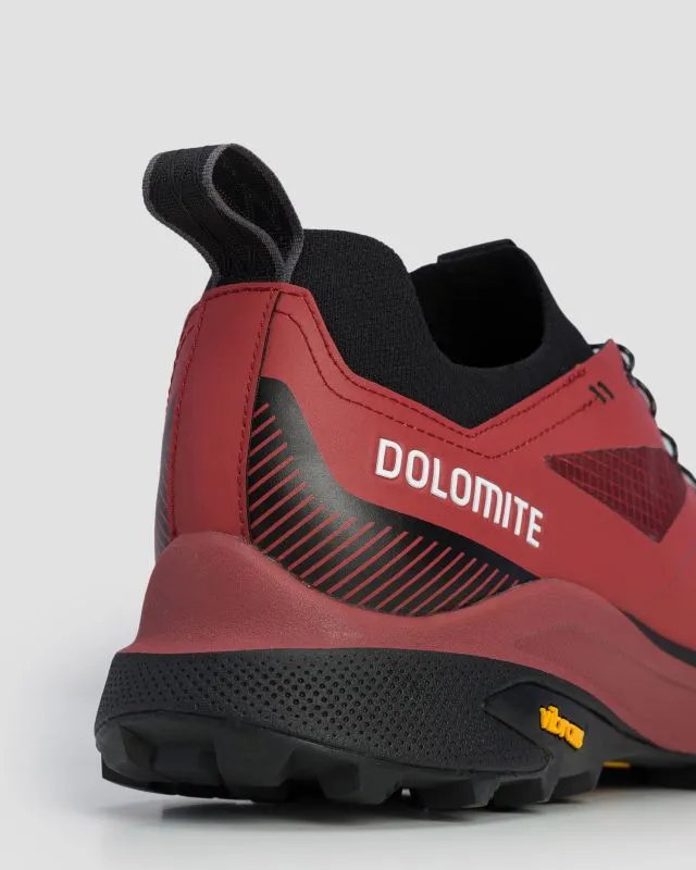Scarpe rosse basse da trekking da uomo Dolomite Nibelia