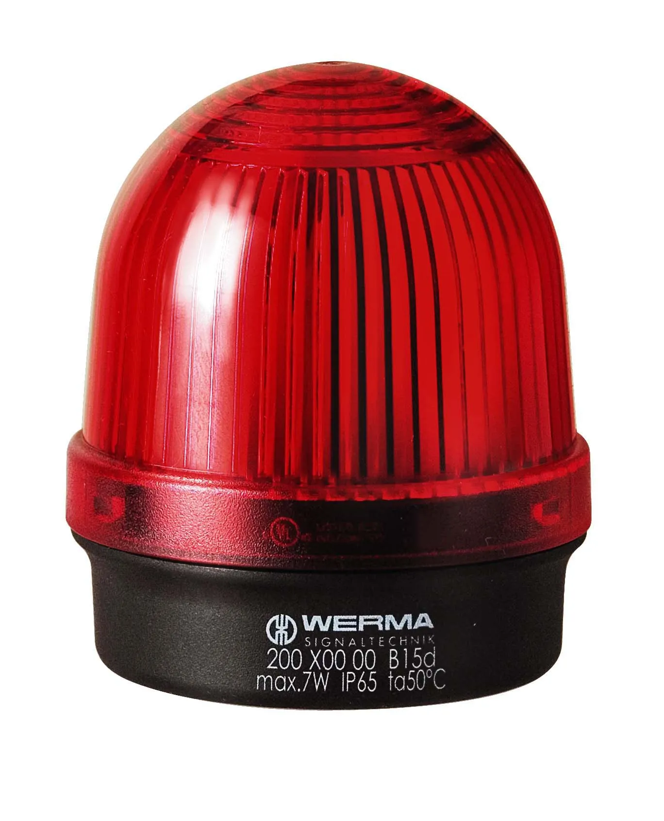 Segnalatore Illuminazione continua, Werma, A incandescenza, Rosso, 12 →230 V