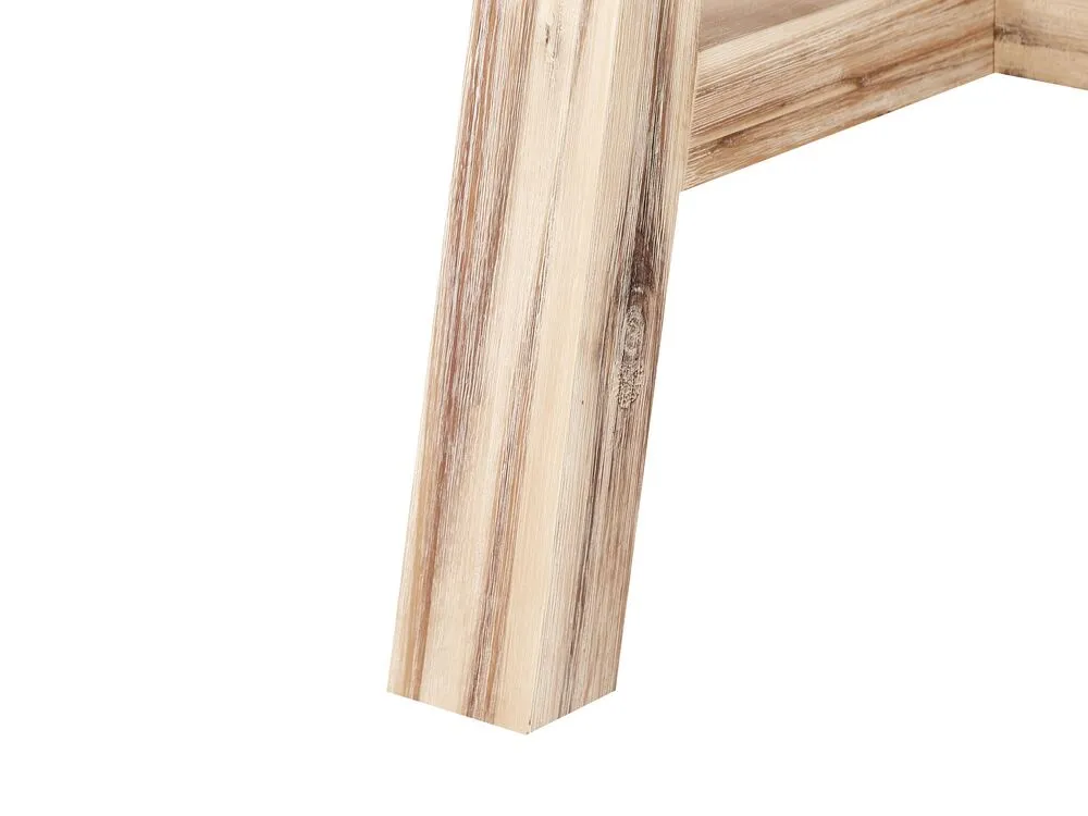 Set da pranzo da giardino con panche 8 posti TONNARE Cemento Grigio