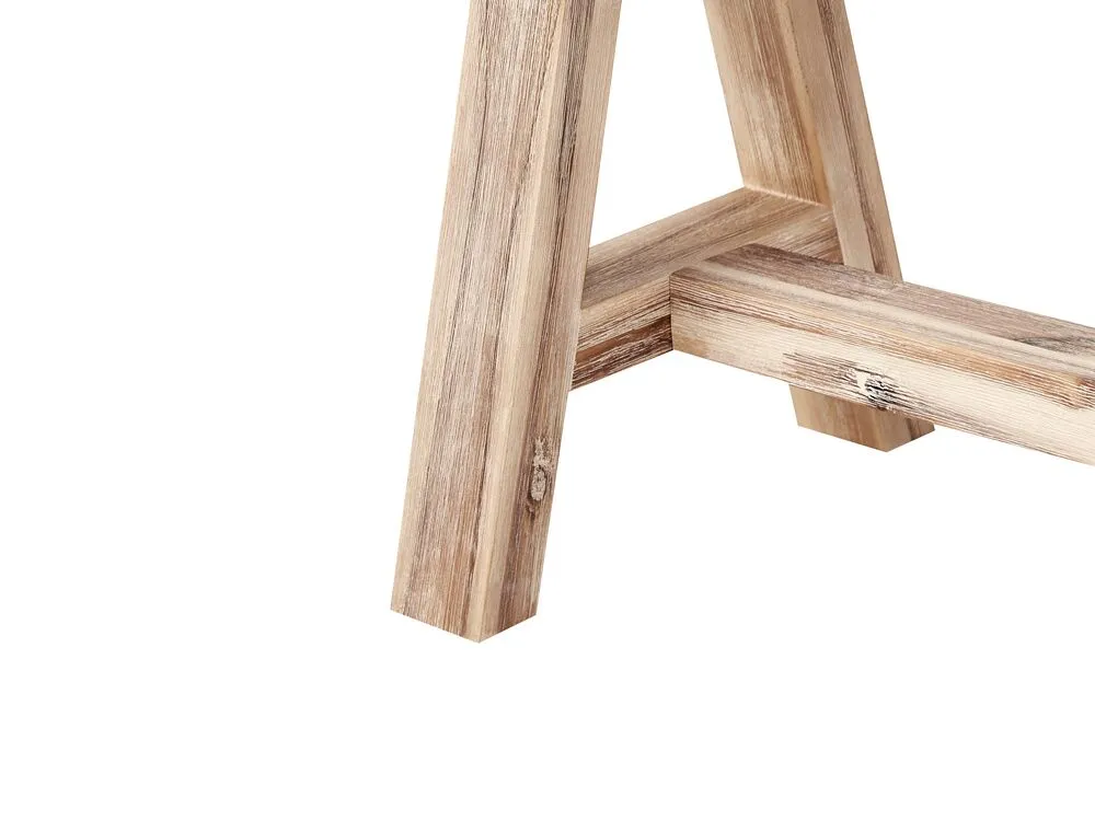 Set da pranzo da giardino con panche 8 posti TONNARE Cemento Grigio