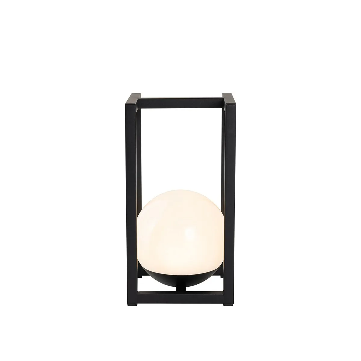 Set di 2 lampade da tavolo per esterni nere con ricarica touch - Nowi