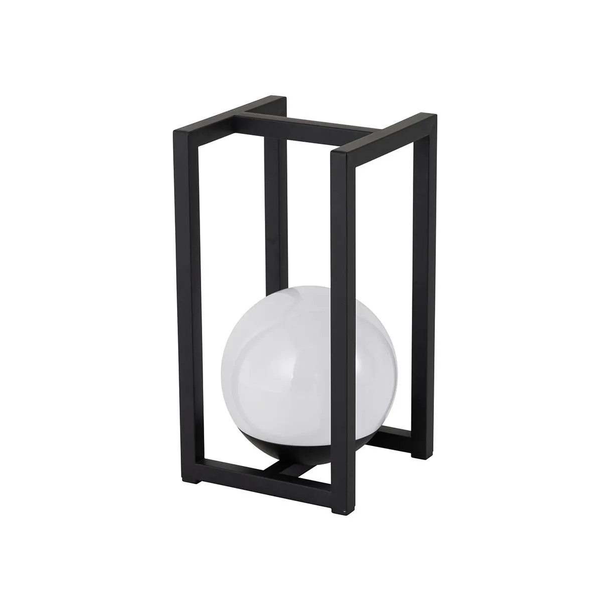 Set di 2 lampade da tavolo per esterni nere con ricarica touch - Nowi