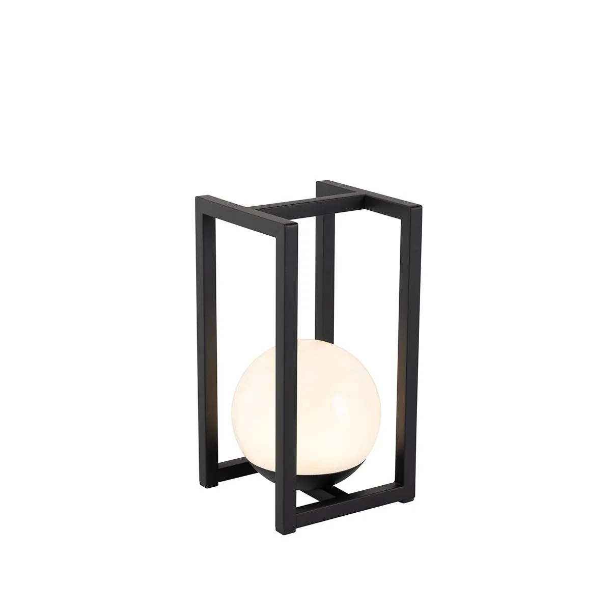 Set di 2 lampade da tavolo per esterni nere con ricarica touch - Nowi
