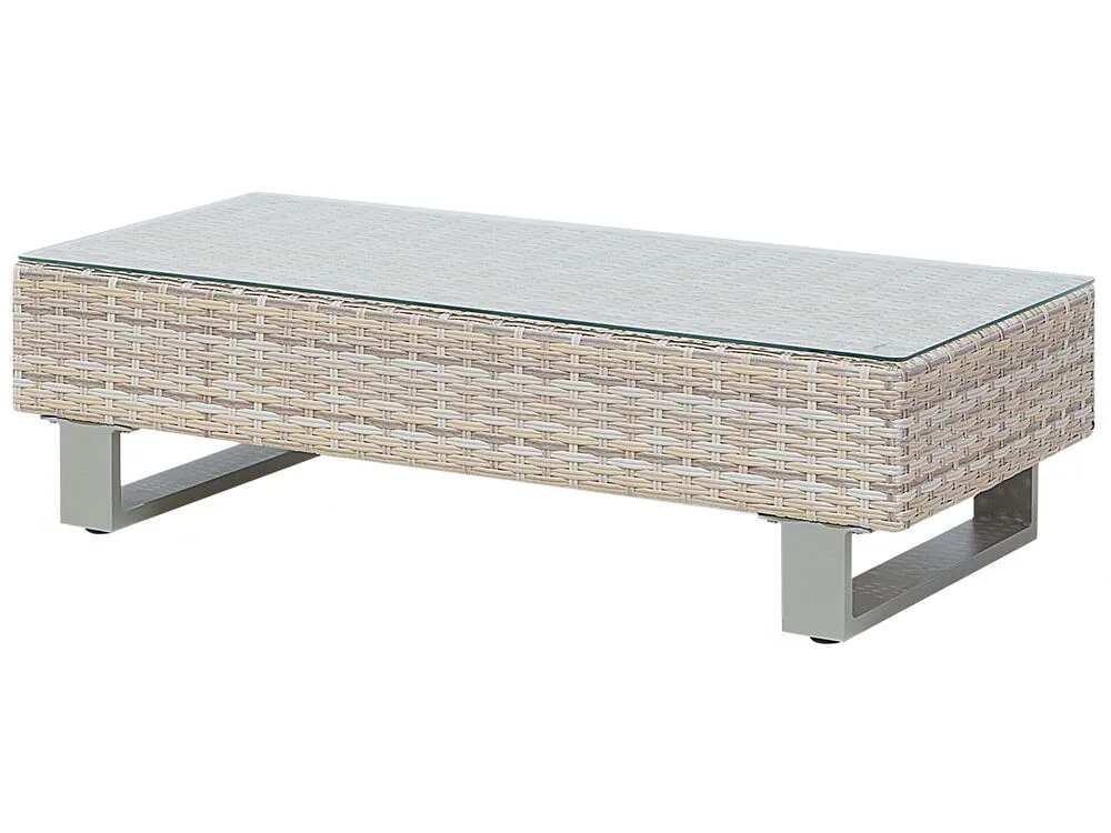 Set di divani angolari da giardino 5 posti LANCIANO Lato destro Grigio