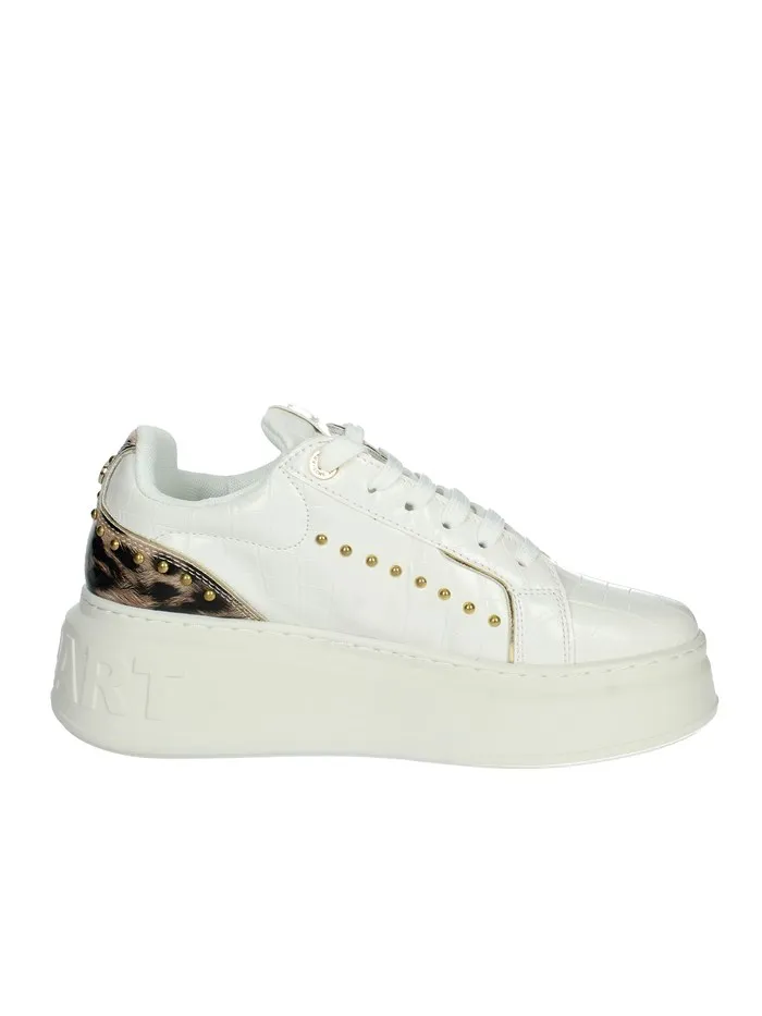 SHOP ART  SNEAKERS BASSA SASF230521 BIANCO/BEIGE