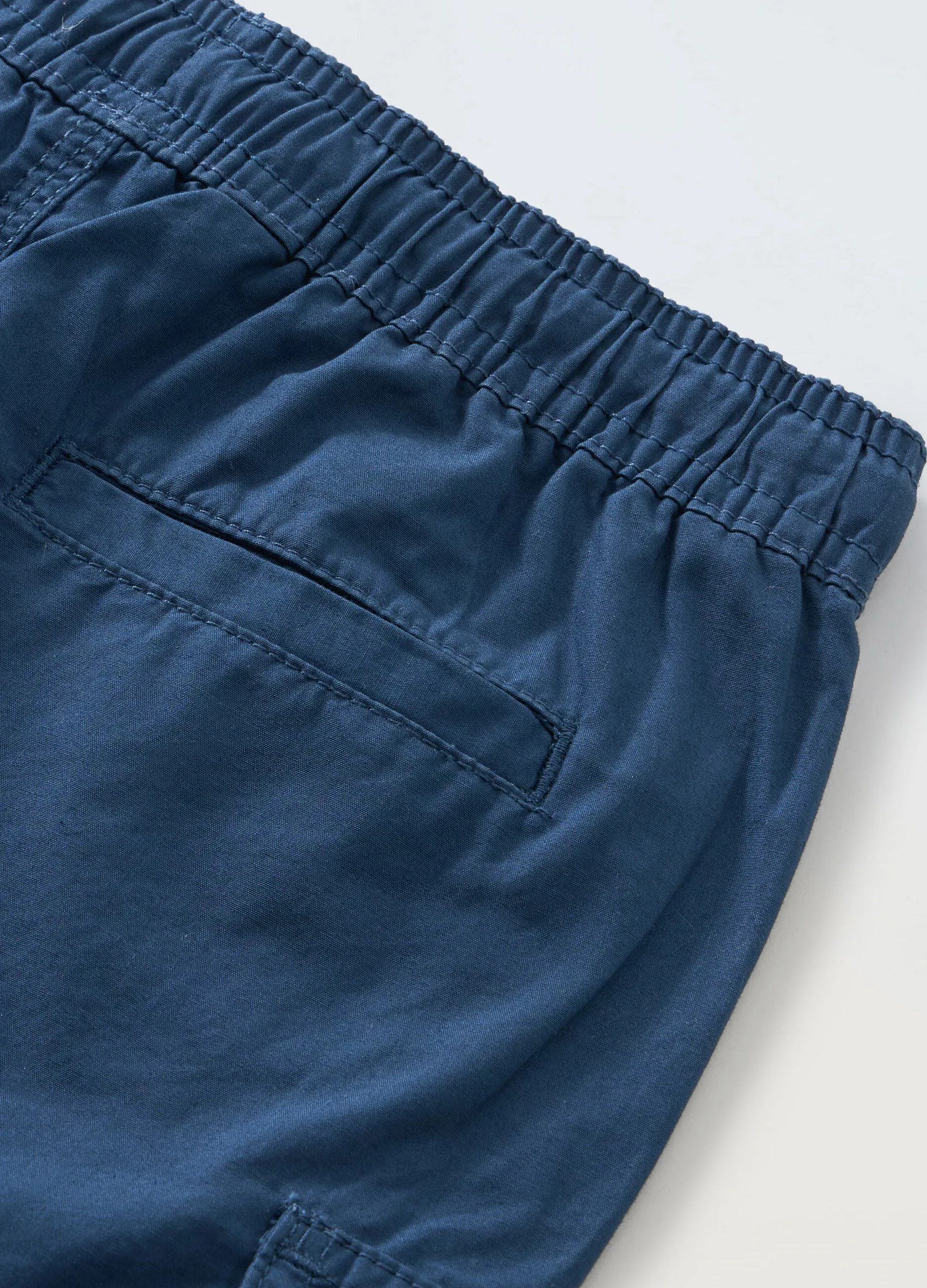 Shorts cargo in puro cotone bambino