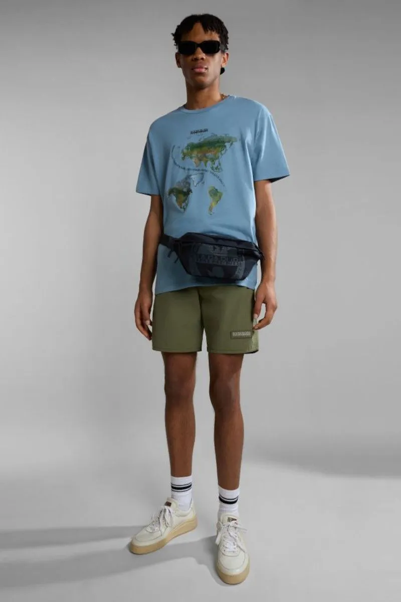 Shorts da Bagno Morgex uomo Verde oliva