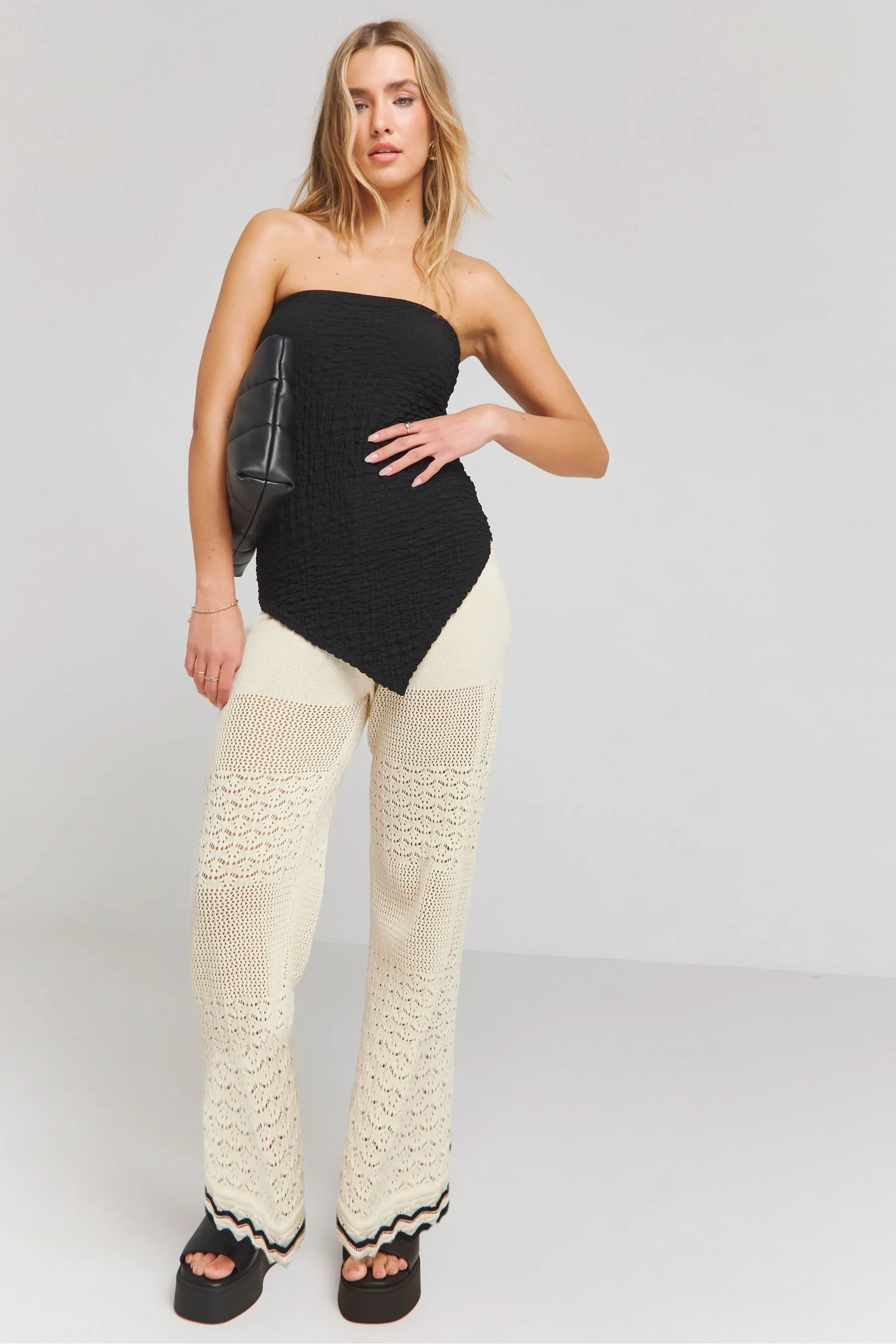 Simply Be - Pantaloni all'uncinetto    