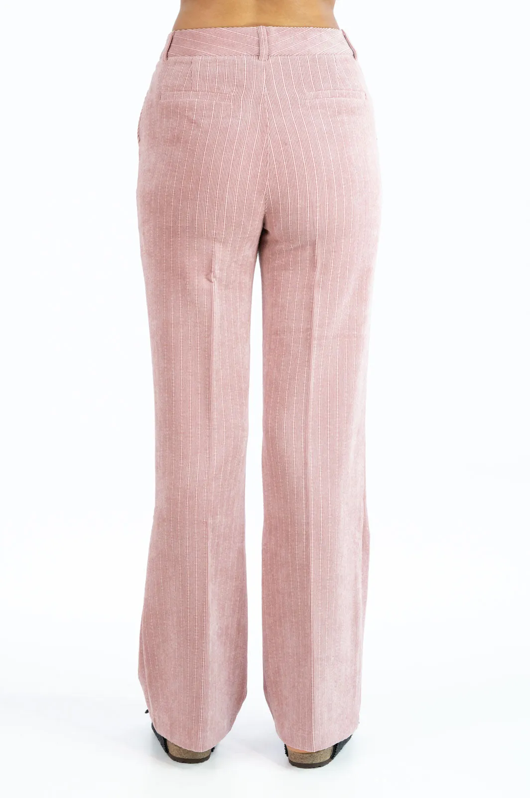 Since're Paris Pantalone rosa in velluto since're paris  