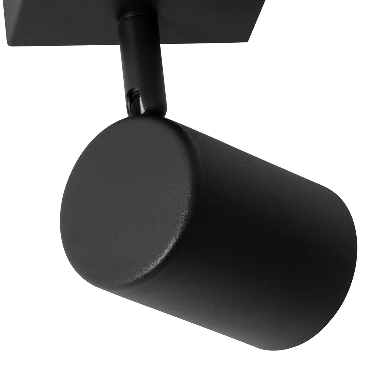 Smart spot quadrato nero orientabile con WiFi GU10 - Jeana