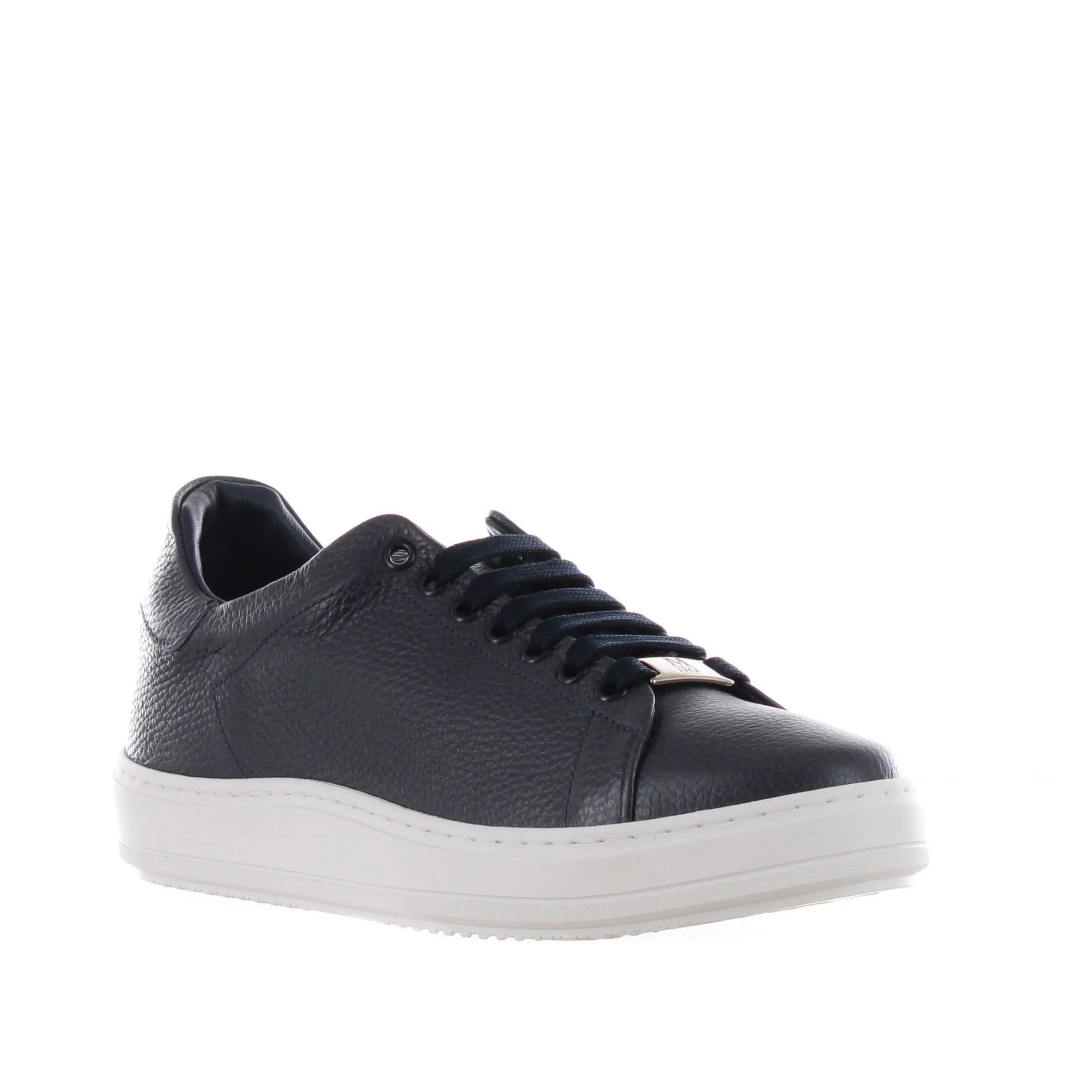 Sneaker in pelle martellata