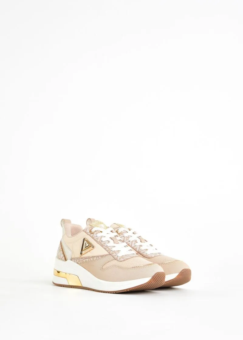 Sneaker running con stampa