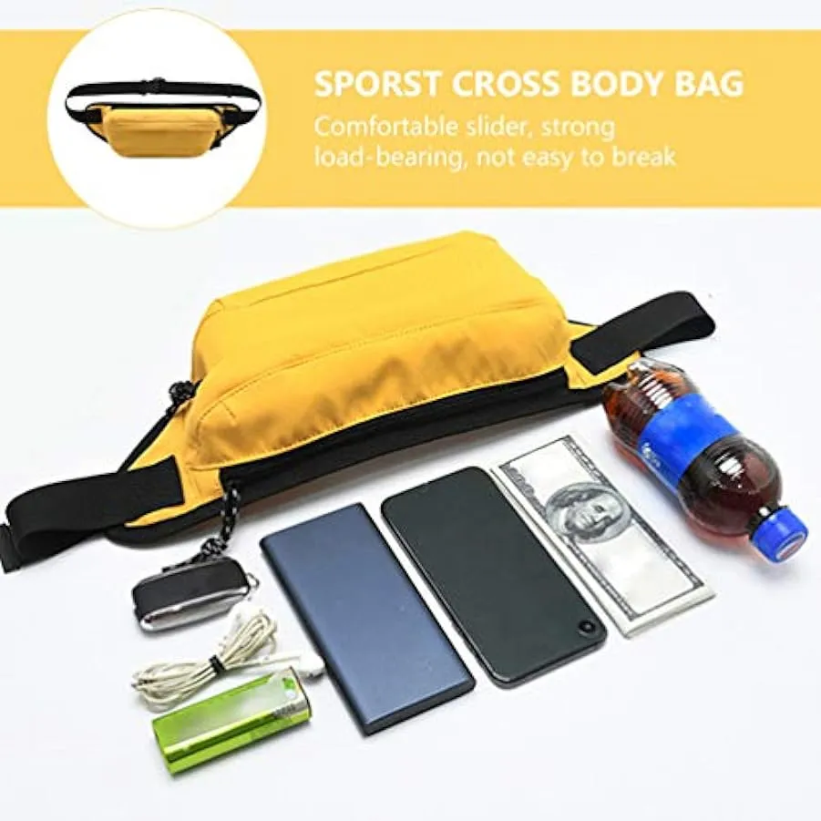 SOIMISS 1 Pc Borsa a Marsupio Borse a Tracolla Per Donne Alla Moda Marsupio Da Trekking Borsa Per Telefoni Sport Cintura Da Cors