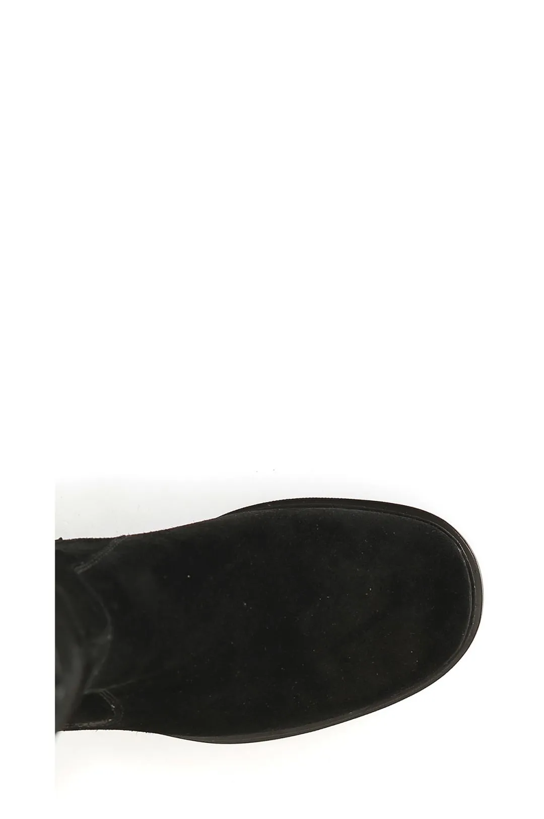 stivale in pelle scamosciata nero