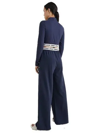 T-Shirt Donna Crop Manica Lunga Collo Alto