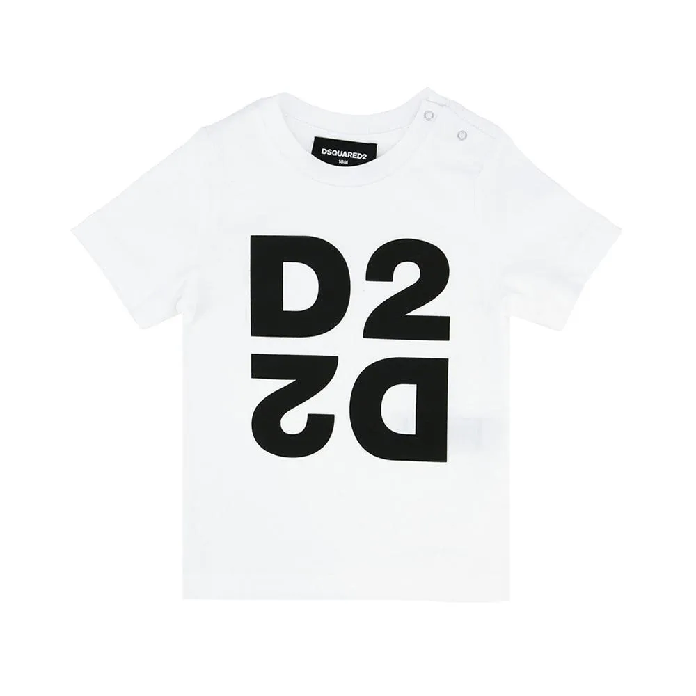  T-SHIRT DSQUARED. BIANCO 