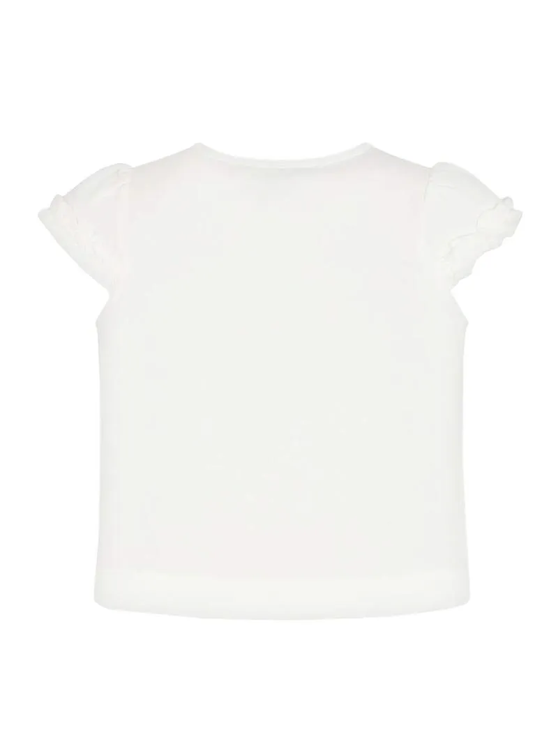 T-Shirt Mayoral Volante grezzo per Bambina