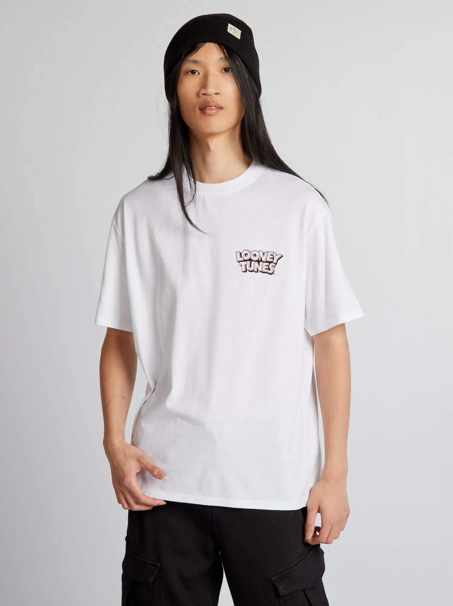 T-shirt oversize 'Looney Tunes' - bianco