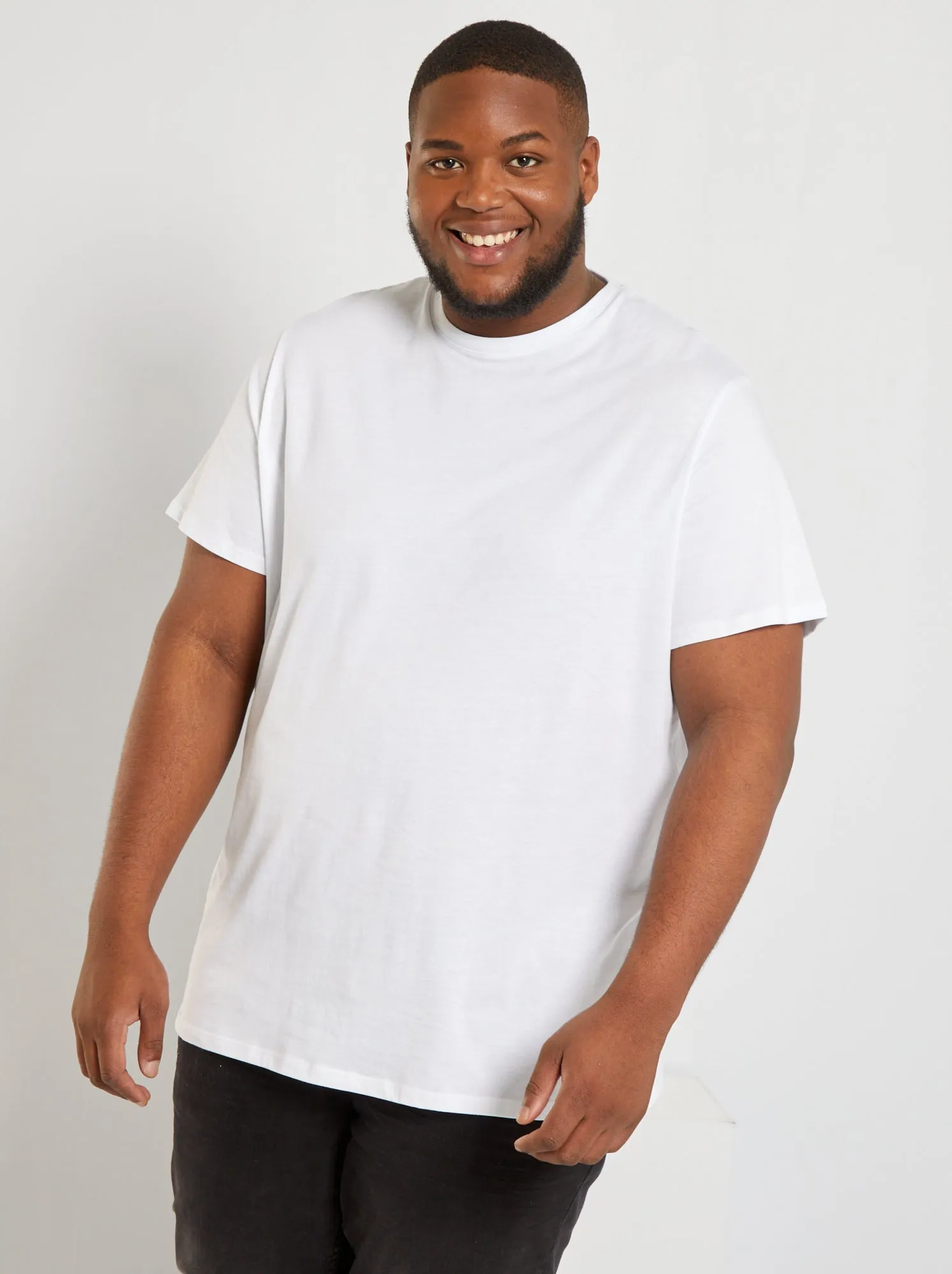 T-shirt puro cotone - Bianco