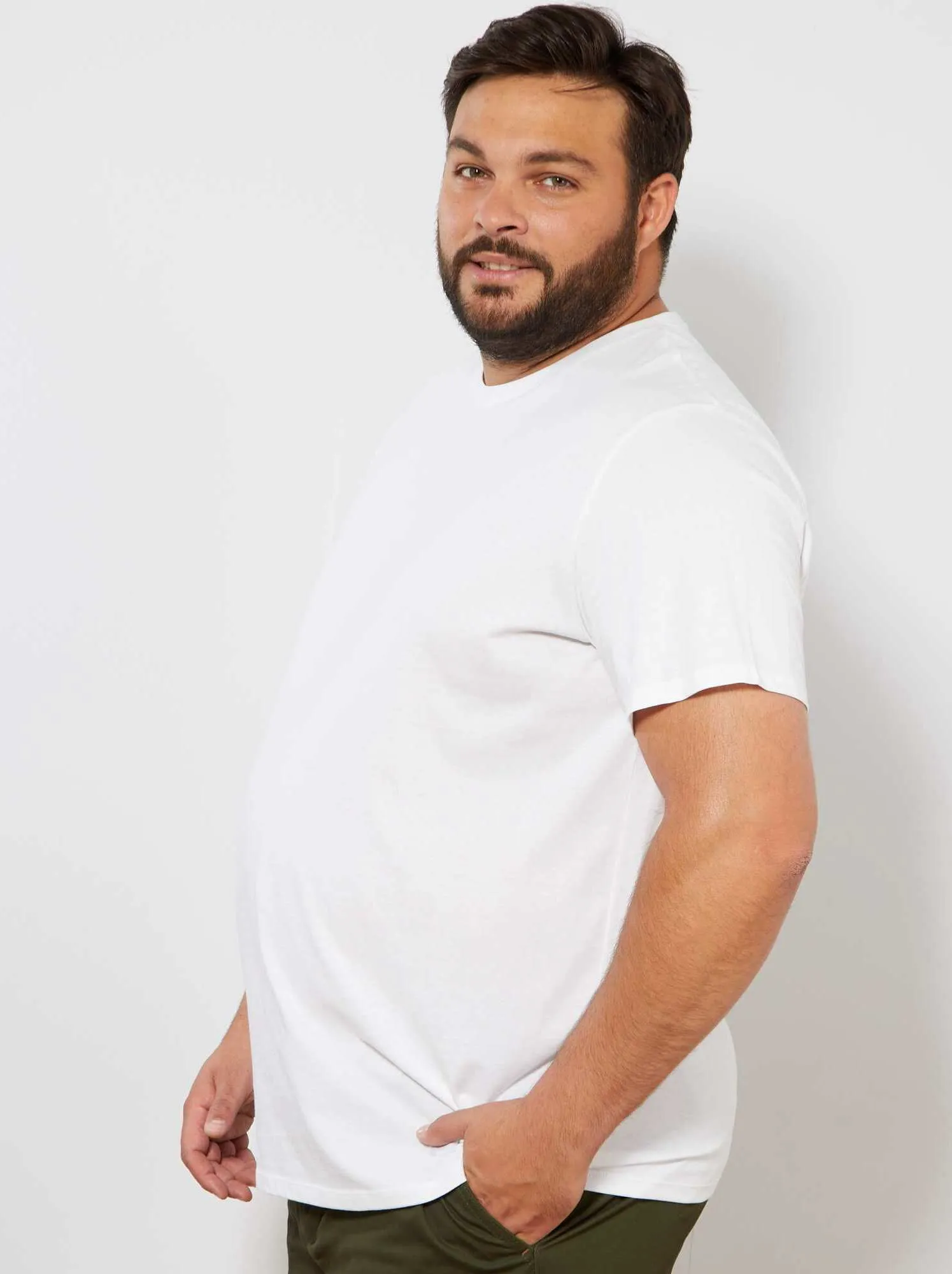 T-shirt puro cotone - Bianco