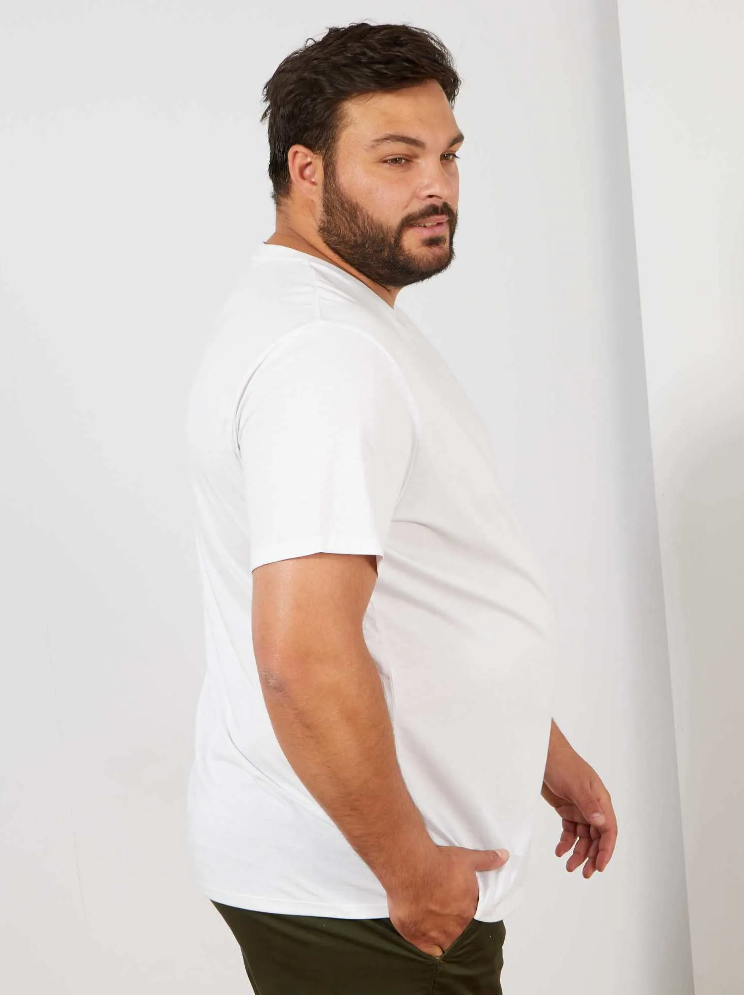 T-shirt puro cotone - Bianco