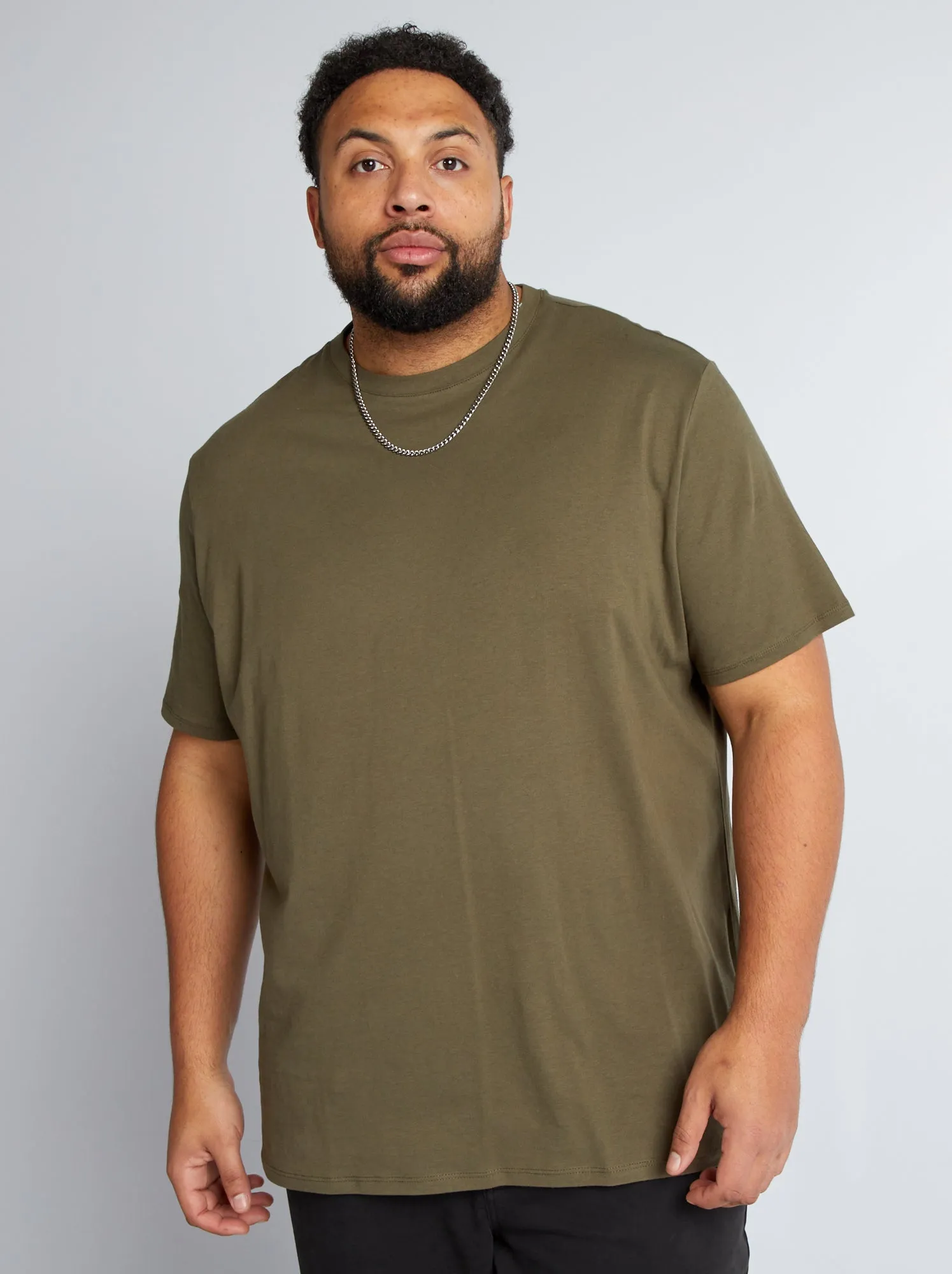 T-shirt puro cotone - KAKI