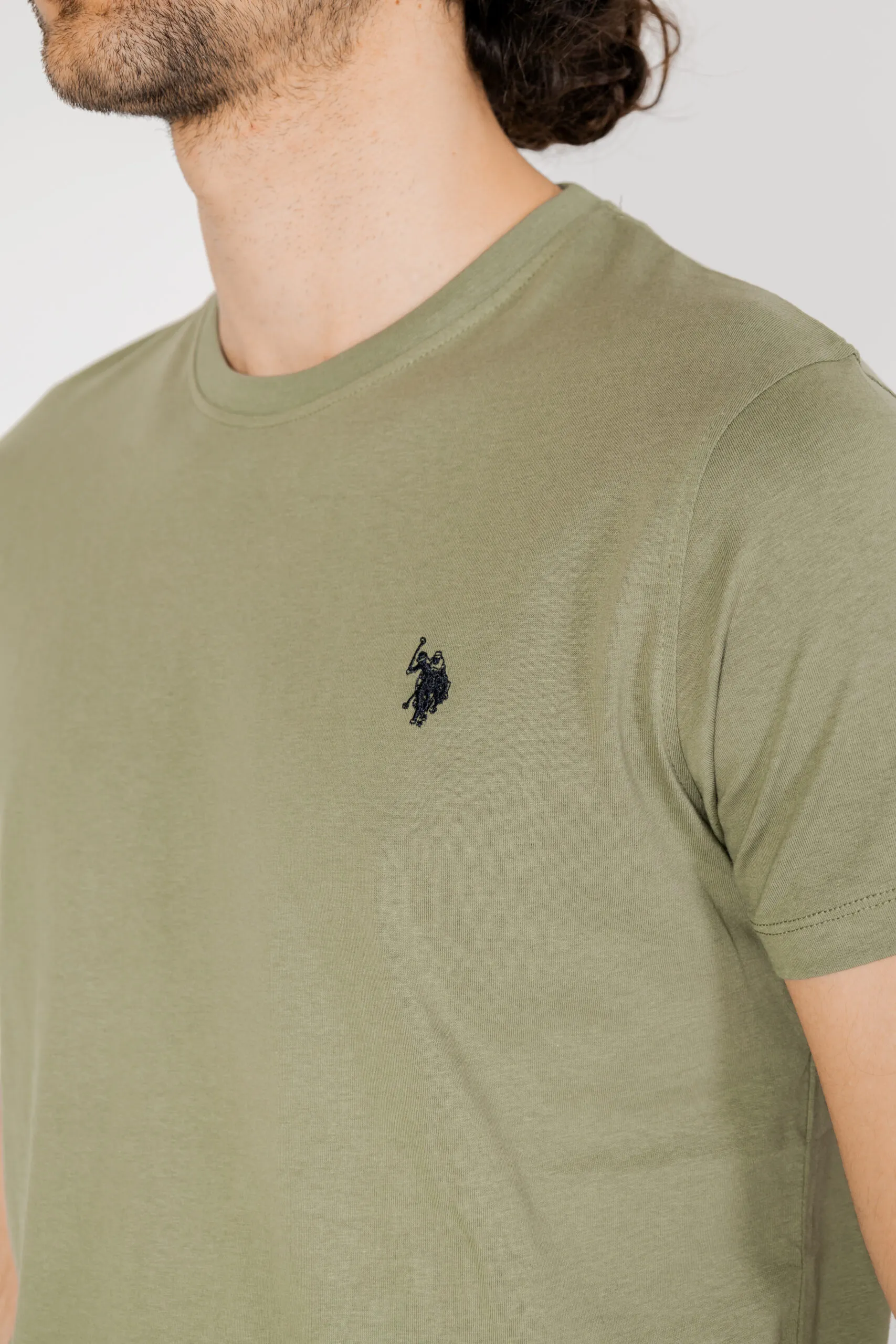 T-shirt U.s. Polo Assn. MICK Verde Oliva