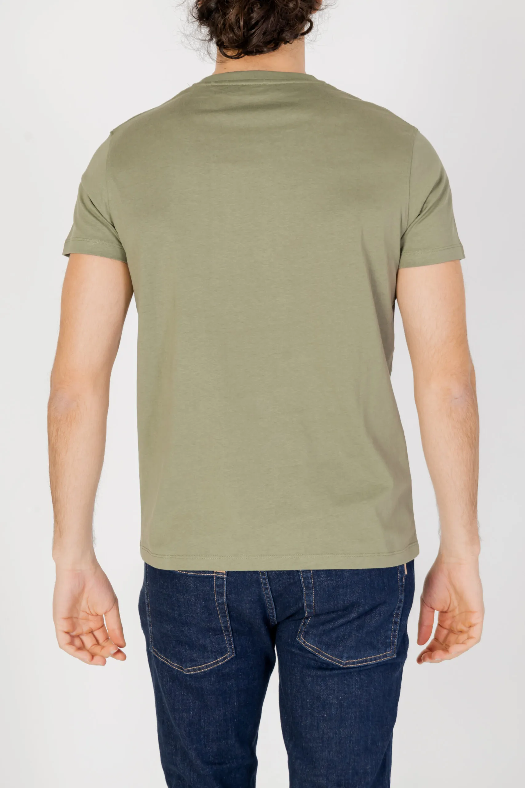 T-shirt U.s. Polo Assn. MICK Verde Oliva