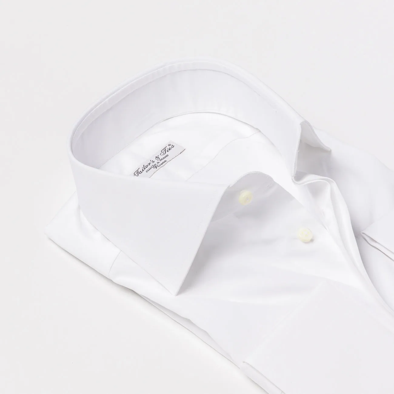 Tailor's & Ties Camicia doppio taschino Tailors & Ties in cotone bianco