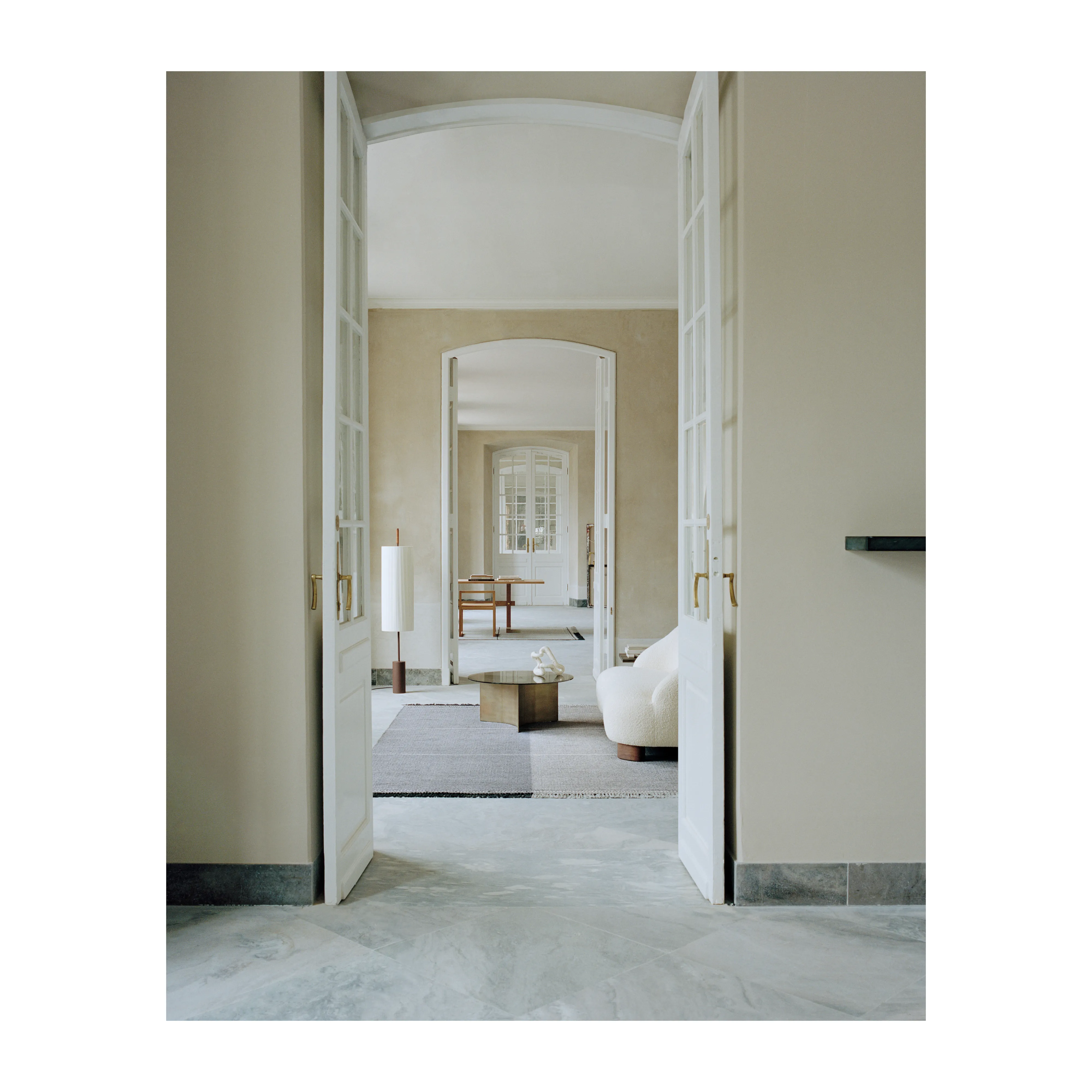 Tappeto in lana Mindful Soul 140x200 cm.jf{font-size:18px}Stone-beige