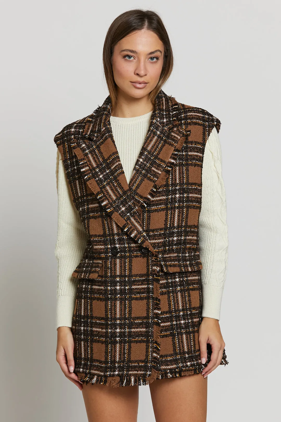 Tartan Gilet-