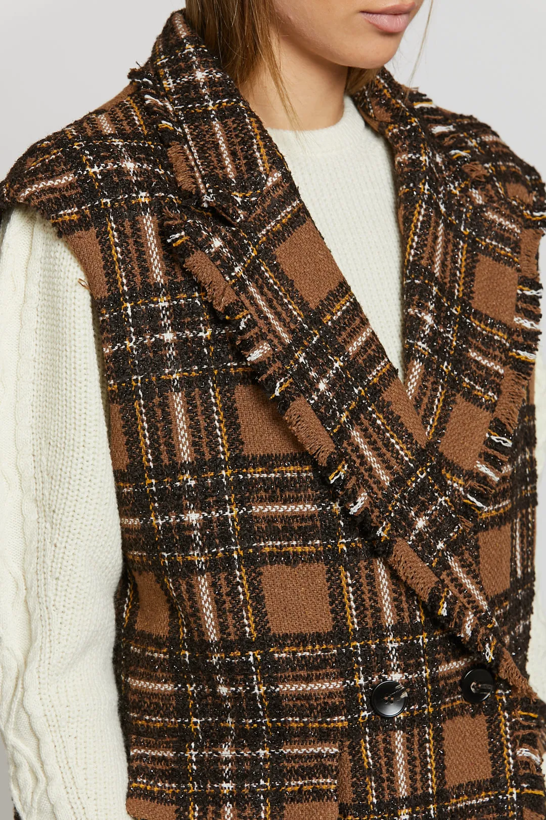 Tartan Gilet-