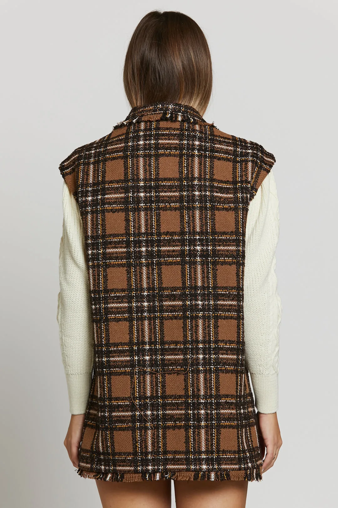 Tartan Gilet-