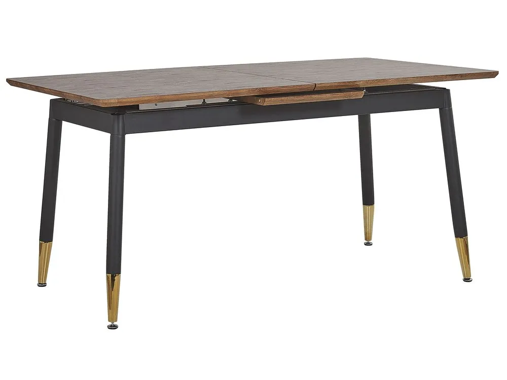 Tavolo da pranzo estensibile CALIFORNIA Marrone scuro 160/200 cm 90 cm