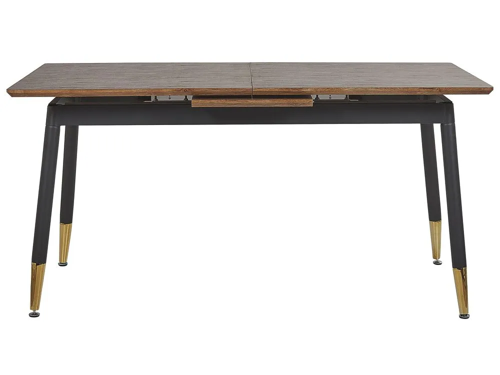 Tavolo da pranzo estensibile CALIFORNIA Marrone scuro 160/200 cm 90 cm