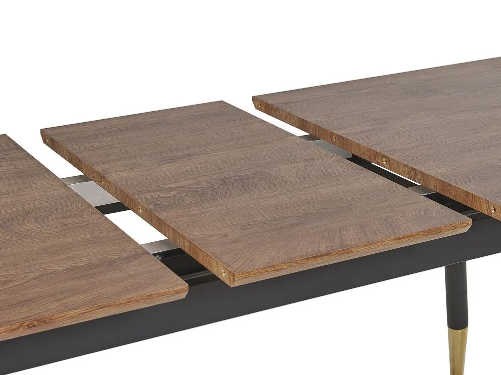 Tavolo da pranzo estensibile CALIFORNIA Marrone scuro 160/200 cm 90 cm