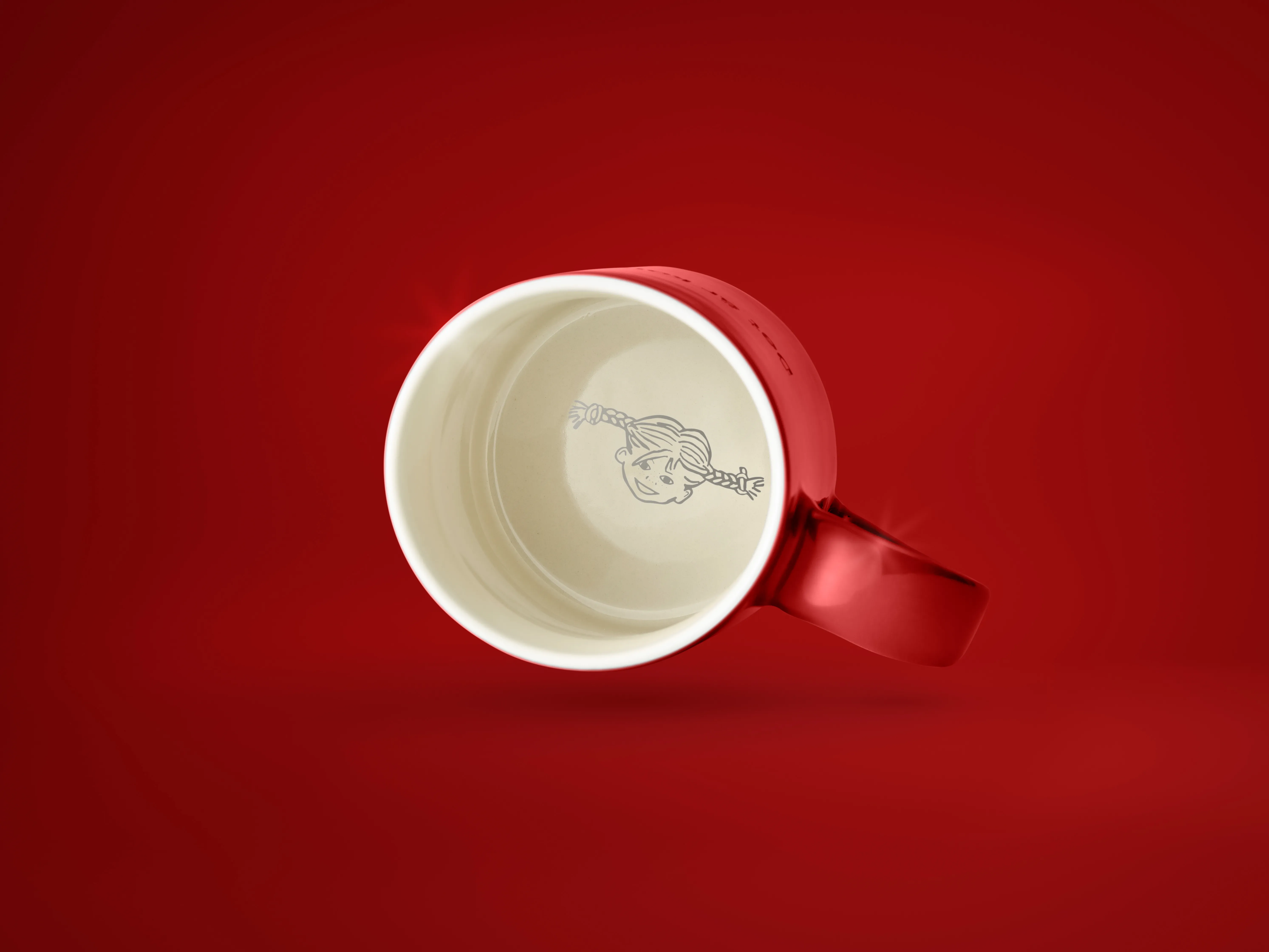 Tazza Astrid Lindgren, "If you are very strong".jq{font-size:18px}rosso-svedese