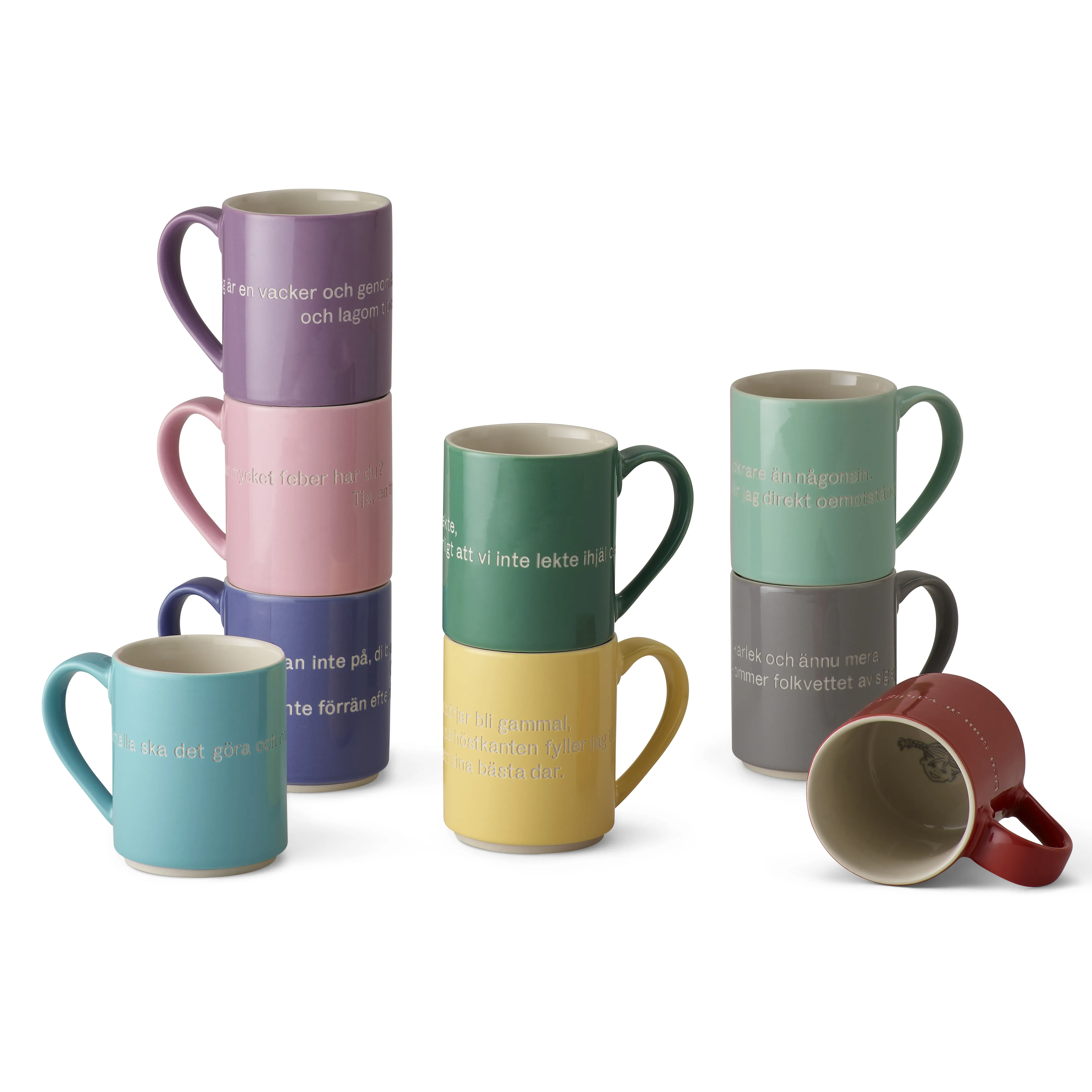 Tazza Astrid Lindgren, "If you are very strong".jq{font-size:18px}rosso-svedese