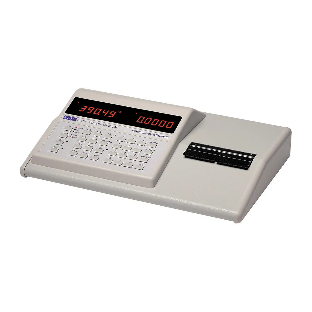 Tester LCR Da banco Aim-TTi LCR400, 99mF max, 990 MΩ max, 9900H max, 10kHz