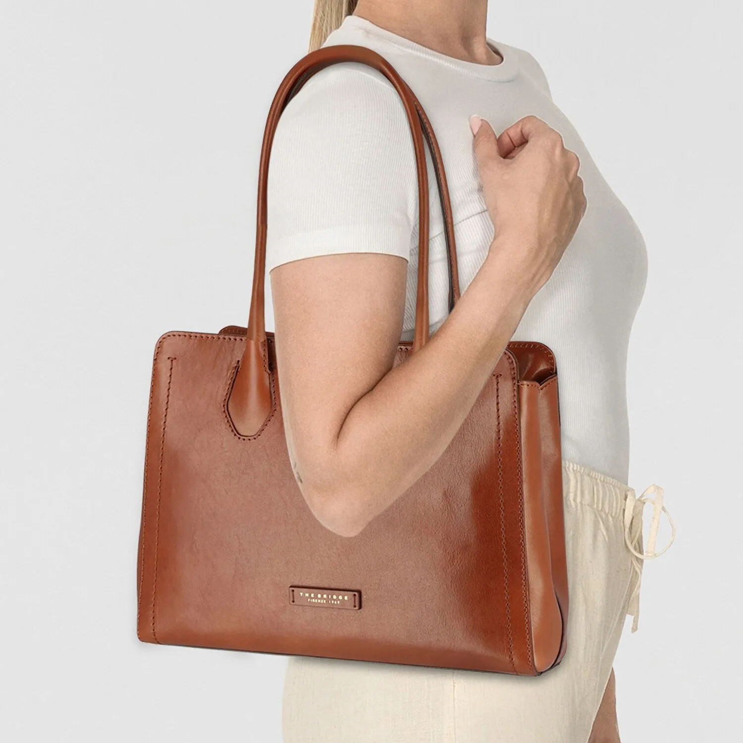 The Bridge Fiona Borsa a tracolla Pelle 44 cm
